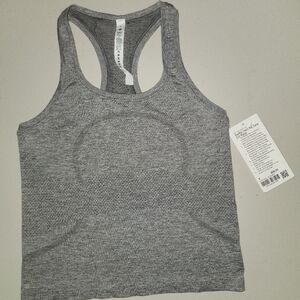 lululemon Swiftlv Tech RB Tank 2.0 *Race in Grey Heather. Size 6. NWT.